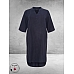 No.1 By OX Tuniek-Jurk Linnen Dark Navy Blue